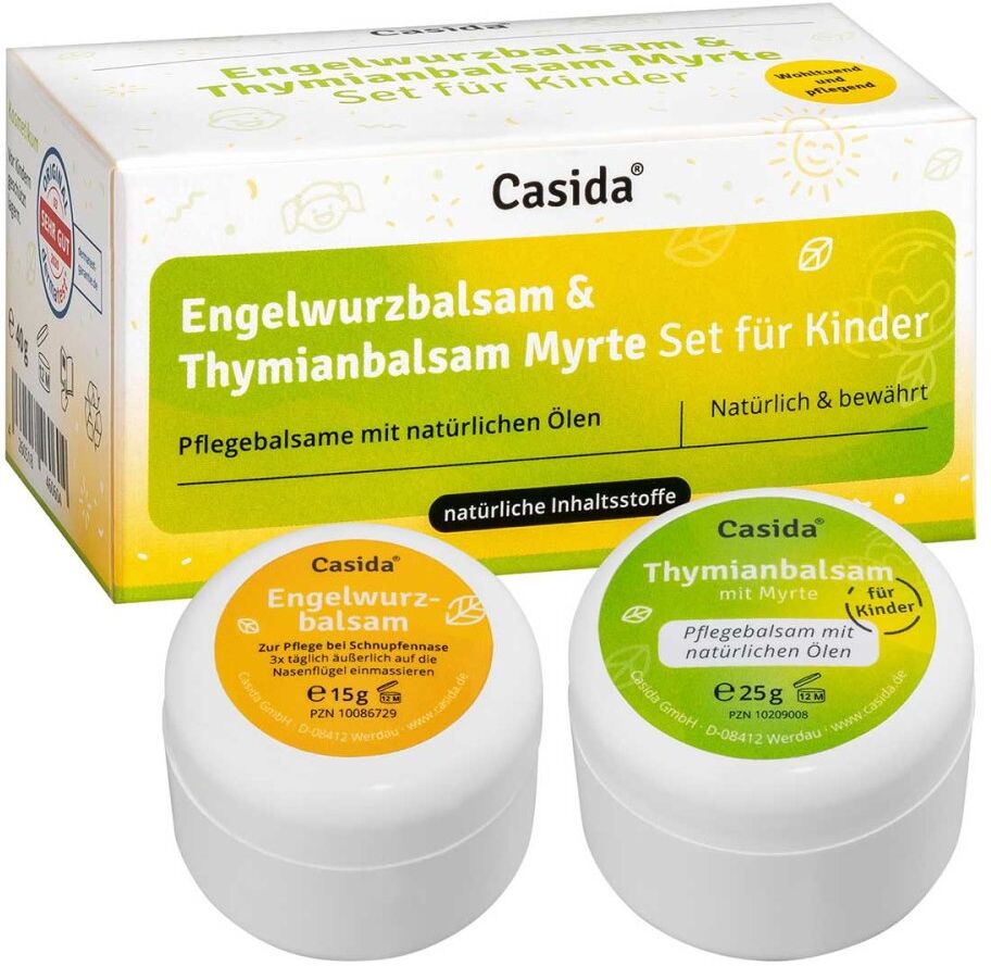 Casida Engelwurzbalsam & Thymianbalsam mit Myrte Kinder Set