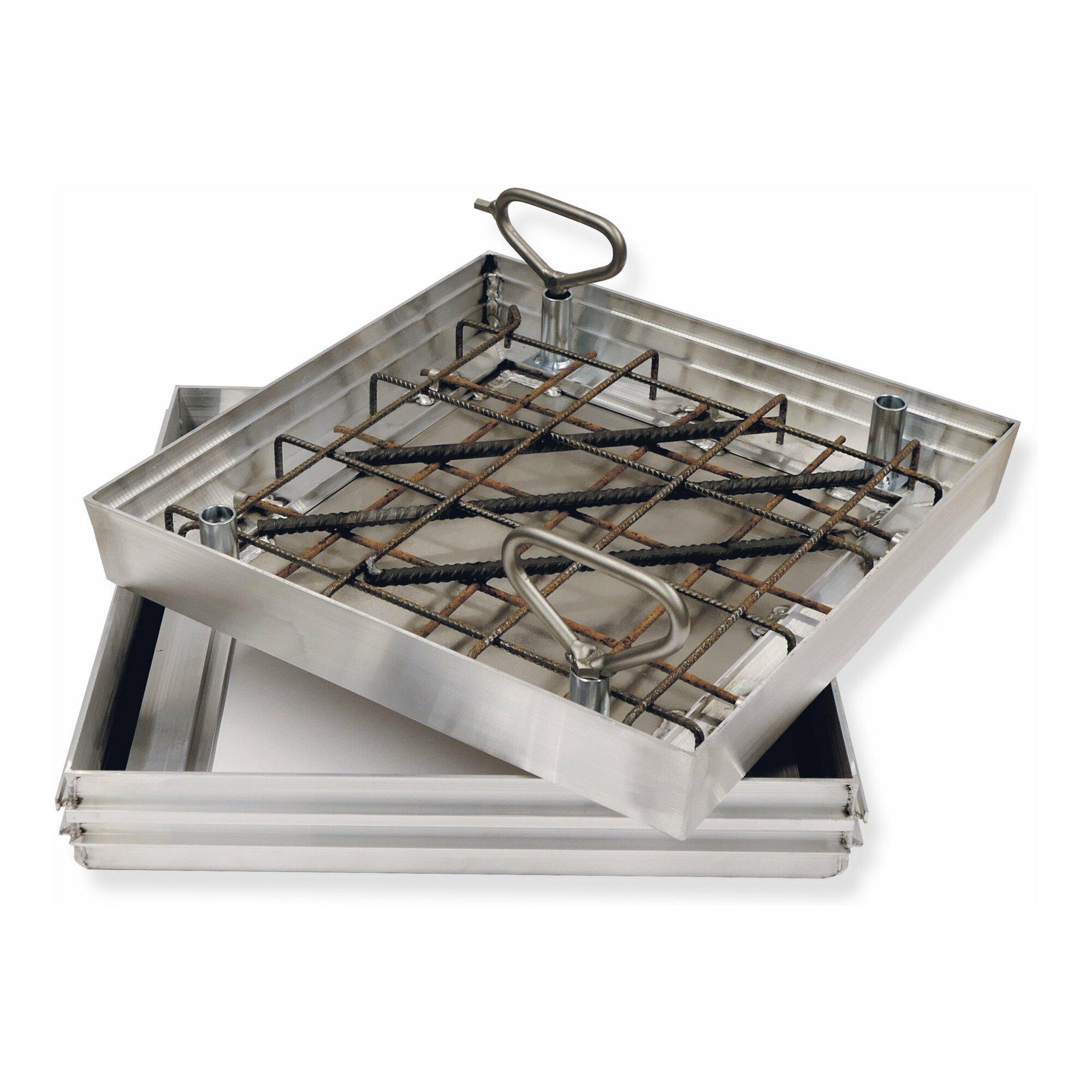 ZARGES Schachtabdeckung Aluminium, 635 x 635 mm, 47005)