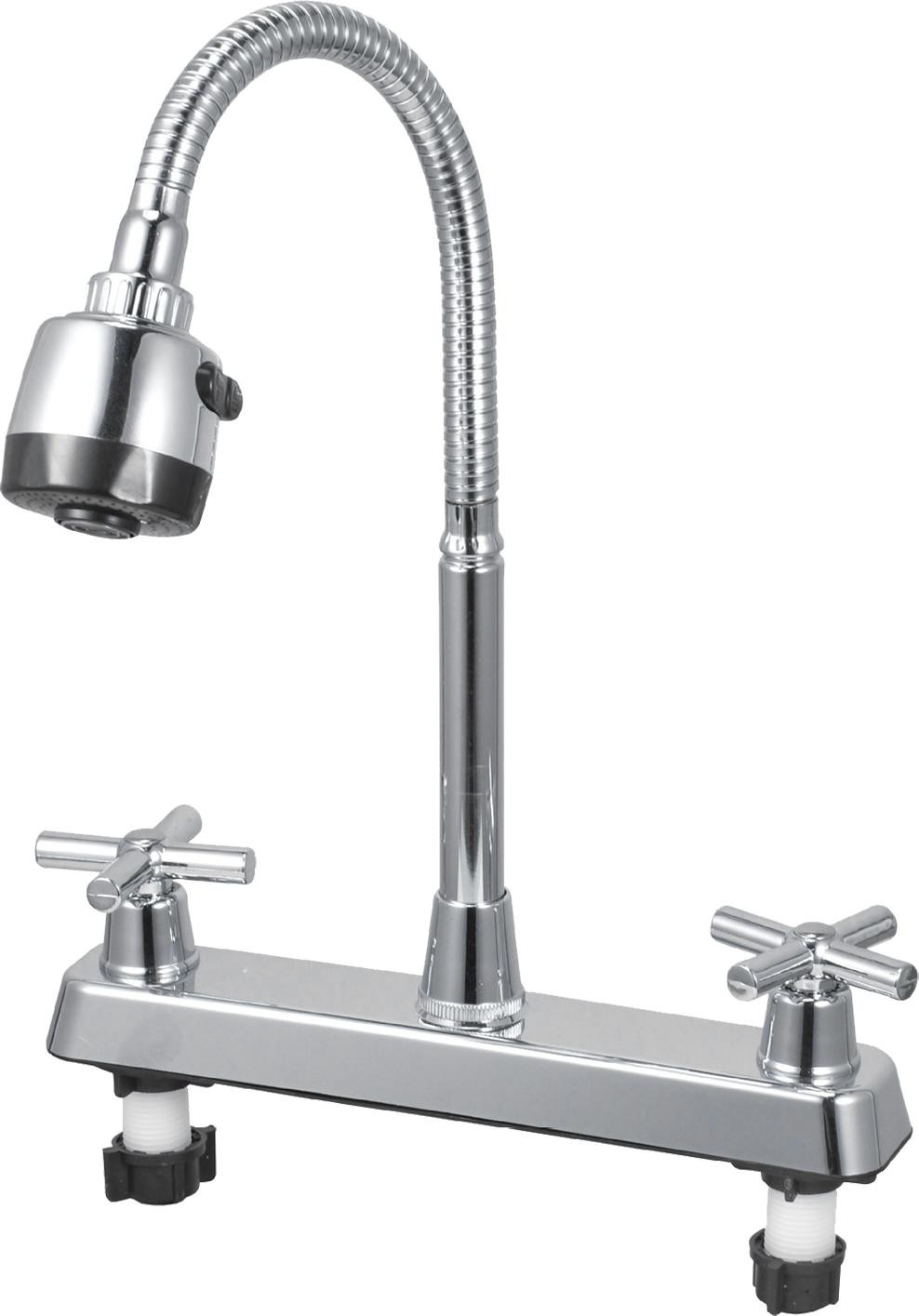 Cocosity Waterbesparende Moderne Keukenkraan met Kruishendels