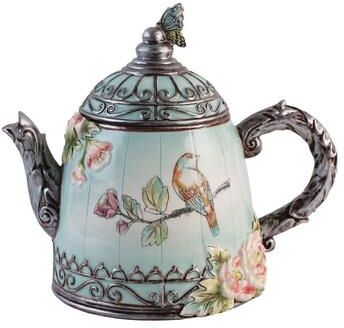 Fitz and Floyd English Garden Teapot, 60 Oz