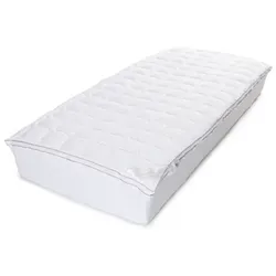 GOLDWOLKE Topper - Höhe 8cm Memory-Schaum inkl. Unterbett neue Füllung