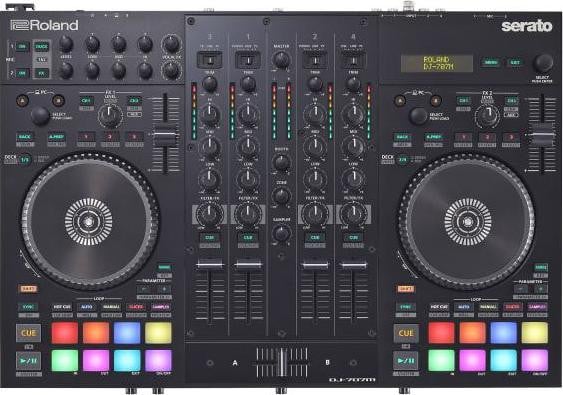 Roland DJ-707M Draagbare DJ-controller met hoofdtelefoon
