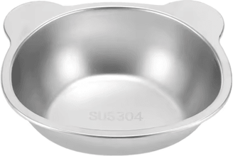 Inspire Picks 15 Tilted Raised Stainless Steel Cat Food & Water Bowl 1pc Bowl