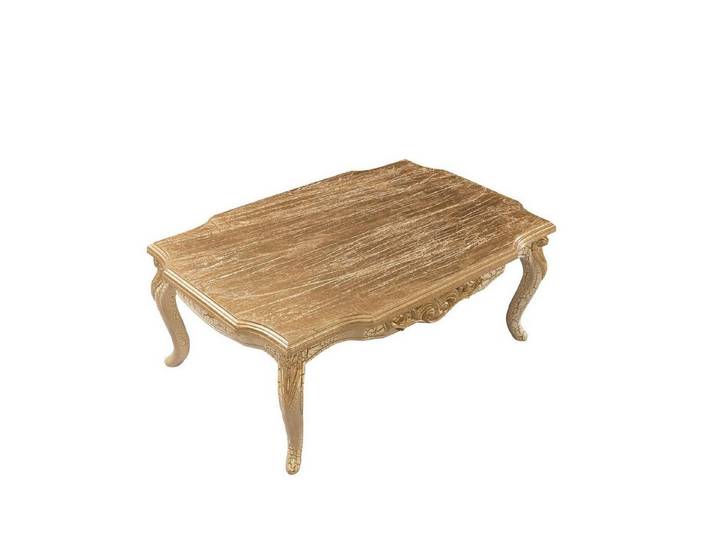 Xlmoebel Couchtisch Königlicher Barock Tisch 120x80 im Rokoko-Stil (Packung, 1-St., Couchtisch Rokoko 120x80), Made in Europa