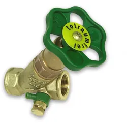 Schrägsitzventile (ohne Rückflussverhinderer) mit nicht steigender Spindel - mit Entleerung (Ausführung: 2'')