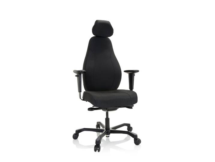 Siège De Direction Resistio Xxl Tissu Noir Hjh Office