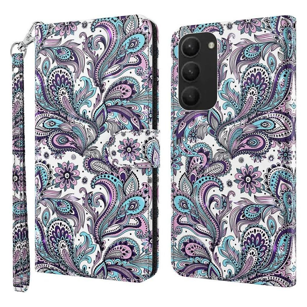 Cover-Discount Etui Glitzer Effekt Paisley (Samsung Galaxy S24+) (660171388E)