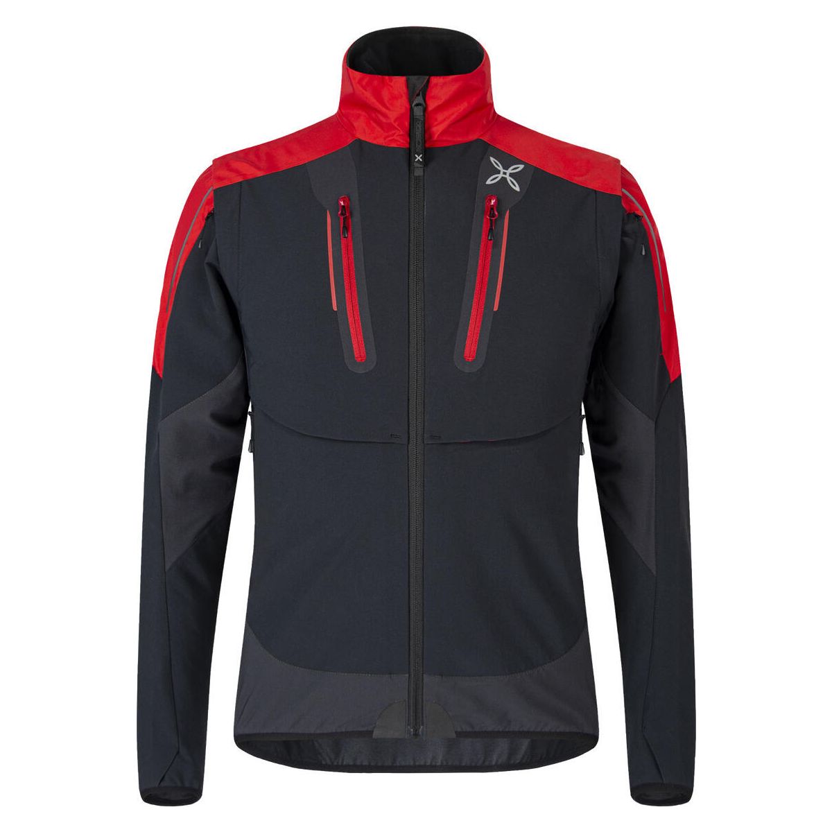 Montura Brave 3 Jacket black/rosso (9010) M MJCW07XS-TS568-9010-M