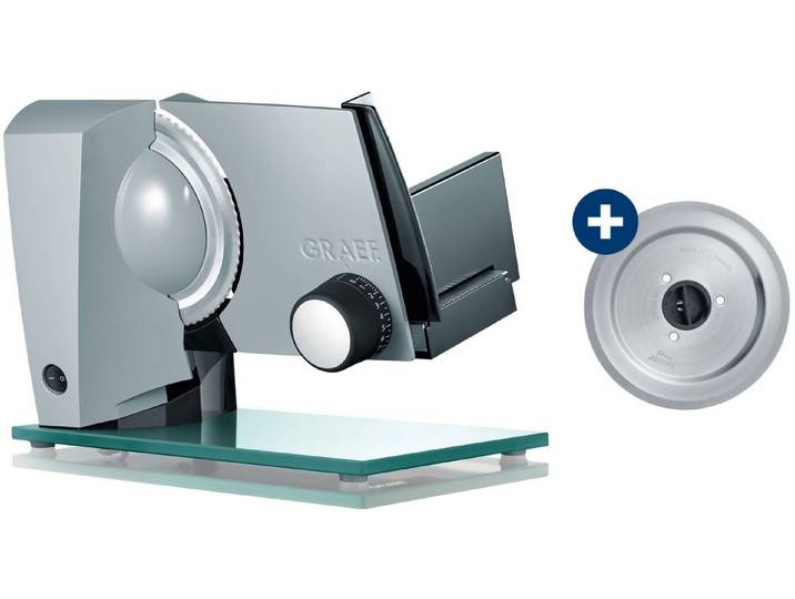 Graef Allesschneider Sliced Kitchen S12120OT TWIN, 170 W, Gratis Schinkenmesser im Wert von 34,99€ UVP