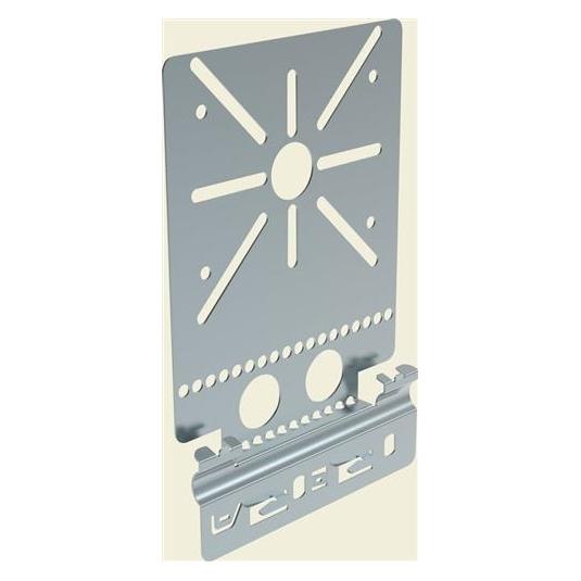 Legrand Montageplatte P31 G Quick Höhe 60 mm Elektrisch verzinkt, wird ohne Schrauben eingeklickt. (481155)