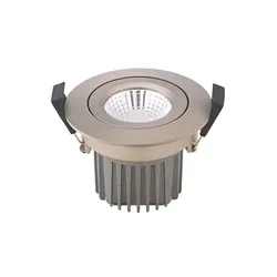 Sigor Einbauleuchte 68 Diled 10W 640lm 2700K dimmbar stahl 36°