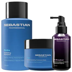 525ml Sebastian Hydre Care Intensiv Set (Shampoo 280ml + Treatment 145ml + Spray 100ml)
