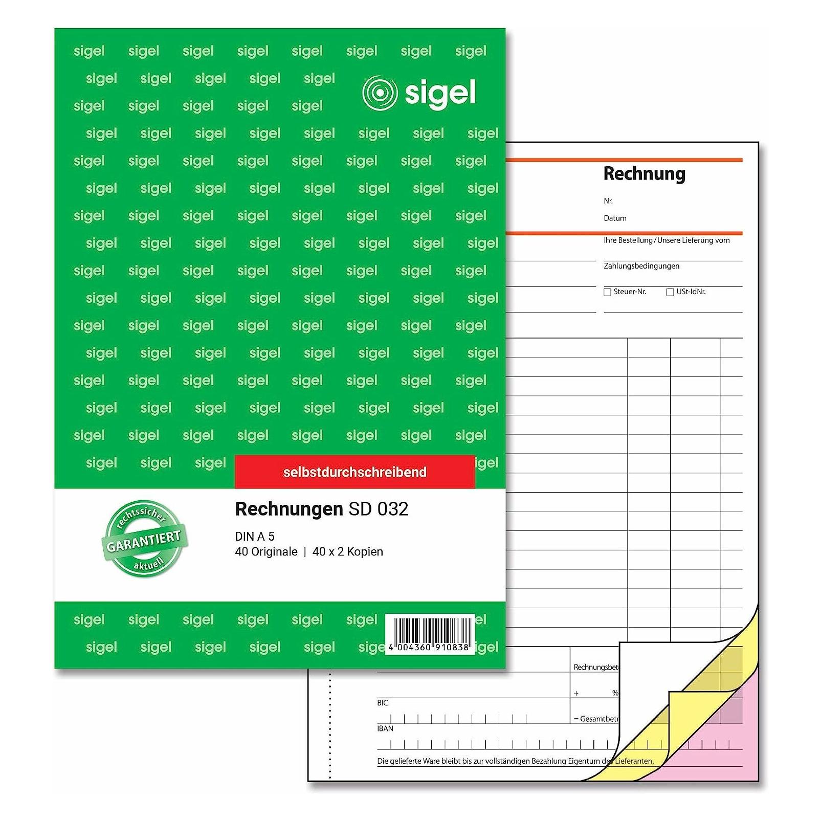 Sigel Rechnungen (SD032)