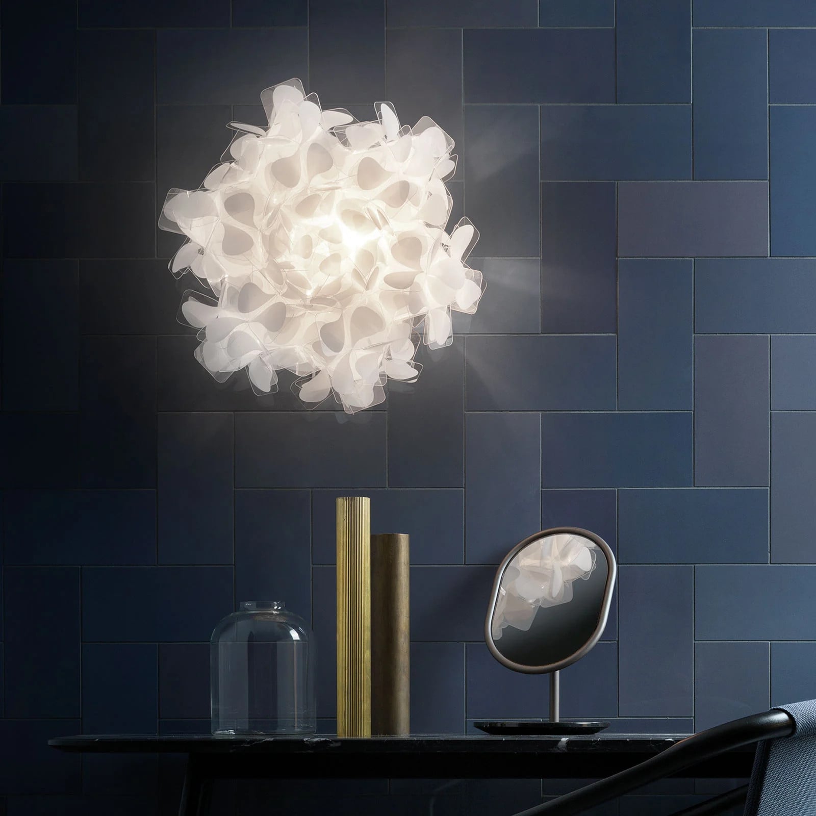 Slamp Clizia Mama Non Mama wandlamp wit rond Ø78cm