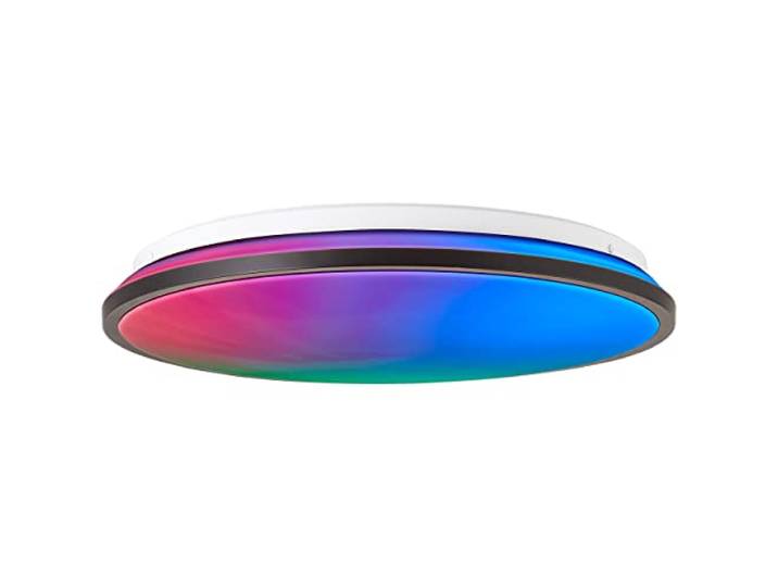 Brilliant Heida LED Deckenleuchte 39cm schwarz, Metall/Kunststoff, 1x 24 W LED integriert, (Lichtstrom: 2500lm, Lichtfarbe: 3000-6500K)