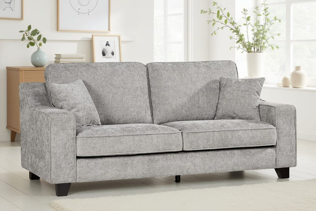 Mercer41 Housley 2 Seater Chenille Sofa Grey 3