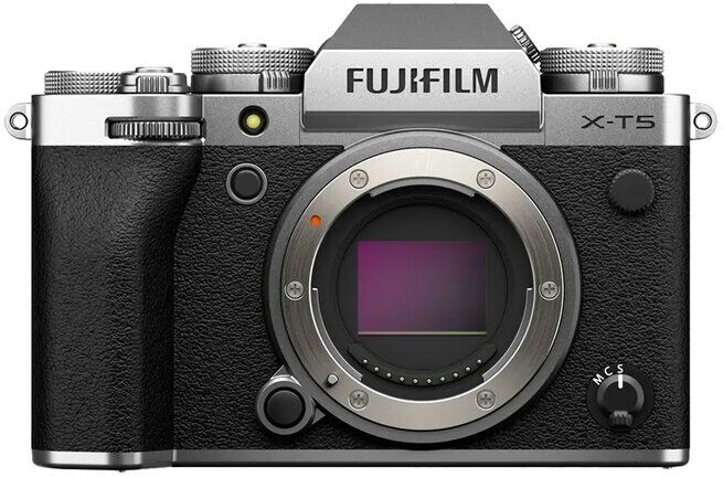 MÁQUINA FOTOGRÁFICA FUJIFILM X-T5 CORPO PRATEADO