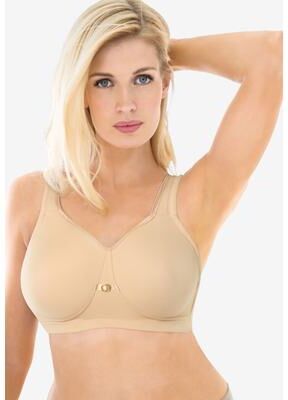 Plus Size Women's Soft Caress Bra by Avenue Body in Natural (Size 46 DDD)