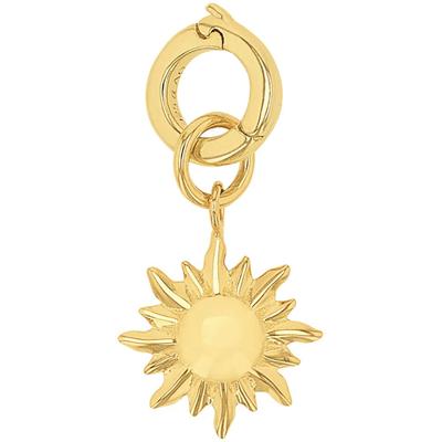 Charm Sonne AMOR "2038519", gold (gelbgoldfarben), Charms, Damen, Silber 925 (Sterlingsilber)