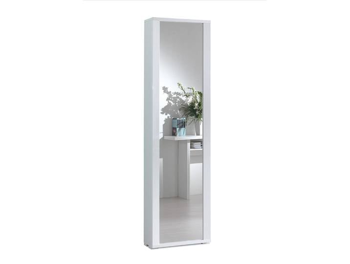 Terraneo - Colonne Container Polyvalent Miroir Cadre Blanche