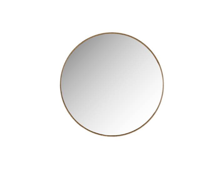 Runder Design Wandspiegel „Lavinia“ Gold Ø 90 cm Richmond Interiors