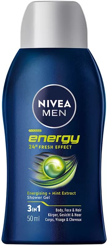 Nivea - 3 in 1 Duschgel für Männer, 50 ml