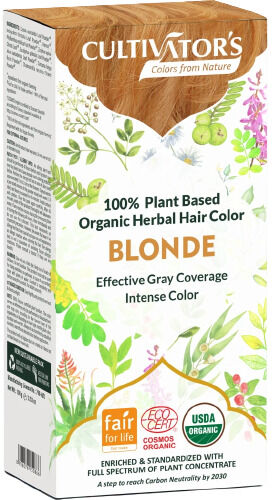 Cultivators Organic Hair Dye with Herbs 100 gr Blonde