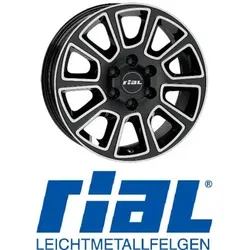 Rial Transport 2 7,5x18 6/130 ET47 Diamant-Schwarz Frontpoliert