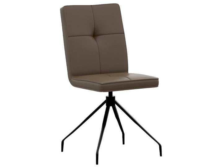 Moderano Stuhl MARS, grau, Leder