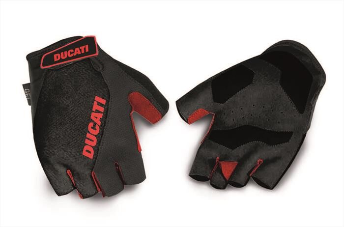 DUCATI Guantini Per Bike Nero-rosso-rosso/nero