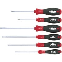 Schraubendreher-Set SoftFinish, 6-teilig schwarz/rot