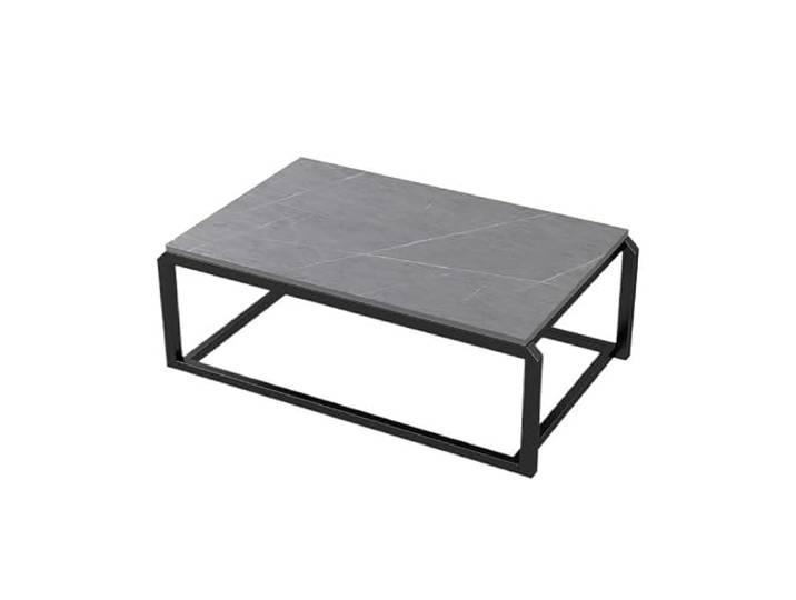 Tragbarer Nachttisch aus Metall mit leichtem Design Schiefer-Tischplatte For kleine Wohnungen mit Erkerfenster und for Essen im Heimbüro(2)