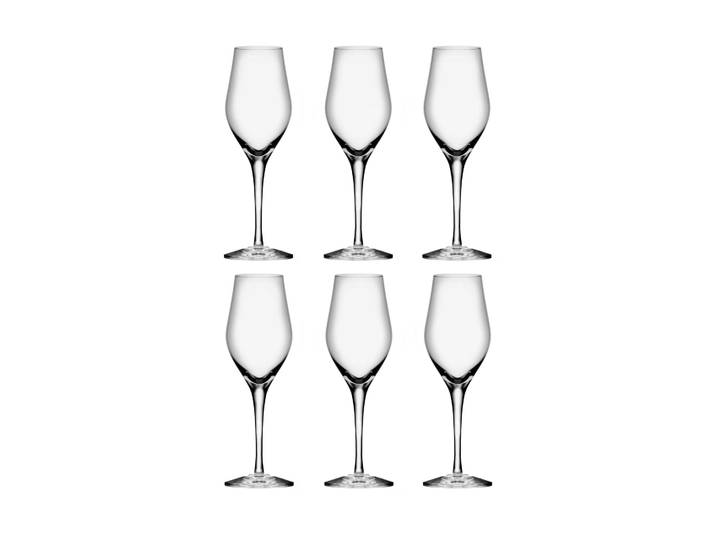 Orrefors Flûte à champagne Sense 25,5 cl, lot de 6 Transparent