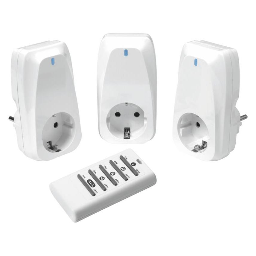 Vivanco Funksteckerset 3-fach, 1.150W (VVELSTRSCH4USWK)