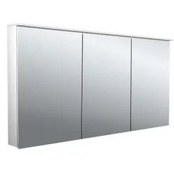 Lichtspiegelschrank flat II Lichtsegel, Aufputz, mit Waschtischbeleuchtung, 3 Türen, 1400mm