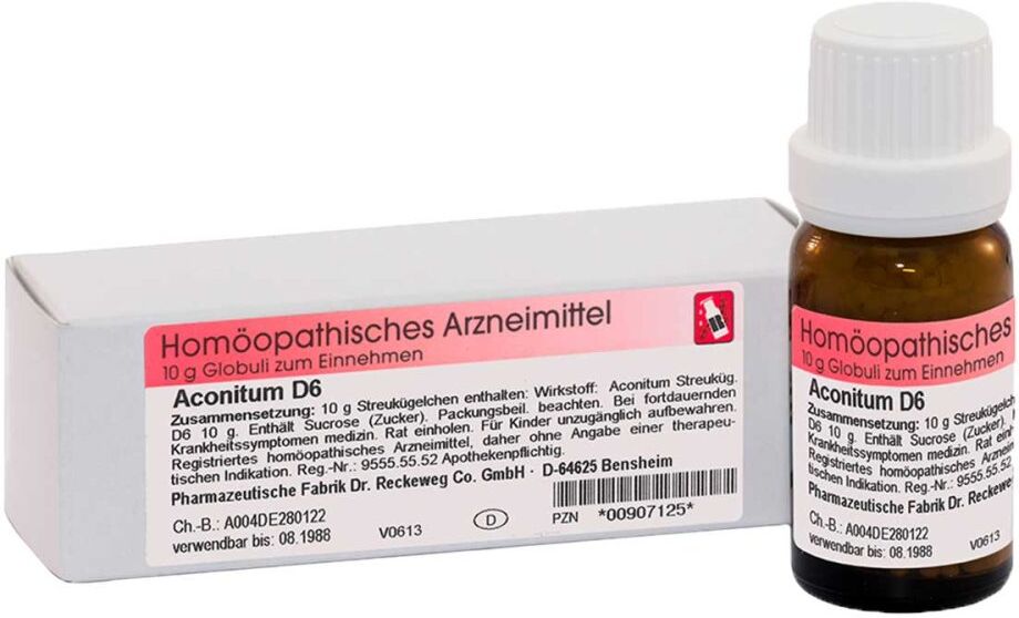 Dr. Reckeweg Aconitum D6 Globuli