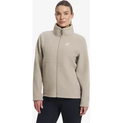 Moss Pile Fleece Jacket Damen Aluminium, Größe:XS - Damen > Oberteile > Fleece & Midlayers - Beige