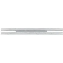 Hell LED-Wandleuchte Ben Alu, Eisen, Stahl & Metall Silber Nickel matt / Chrom