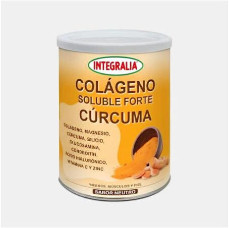 INTEGRALIA COLAGENO SOLUBLE FORTE CURCUMA SABOR NEUTRO 300g