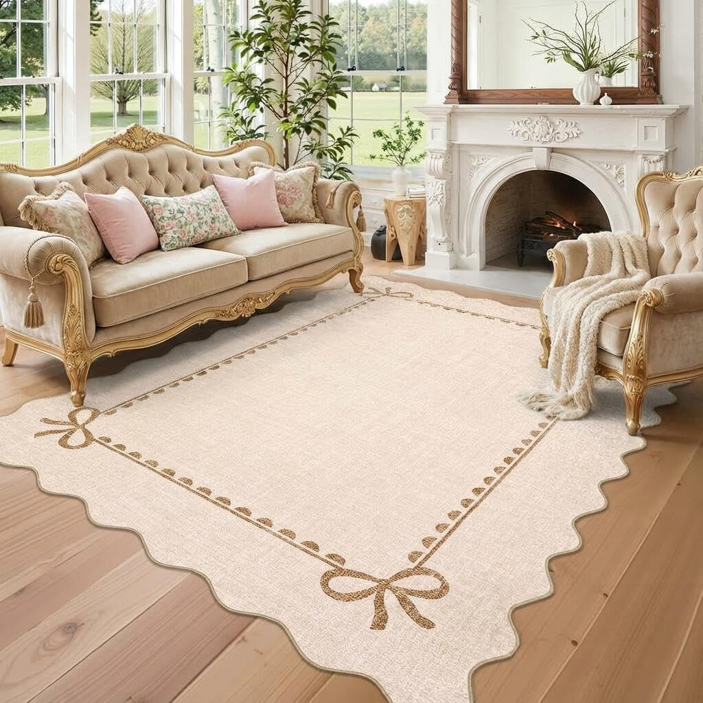 Bloomsbury Market Rectangle Washable Area Rug Beige Rectangle 200 x 290 cm