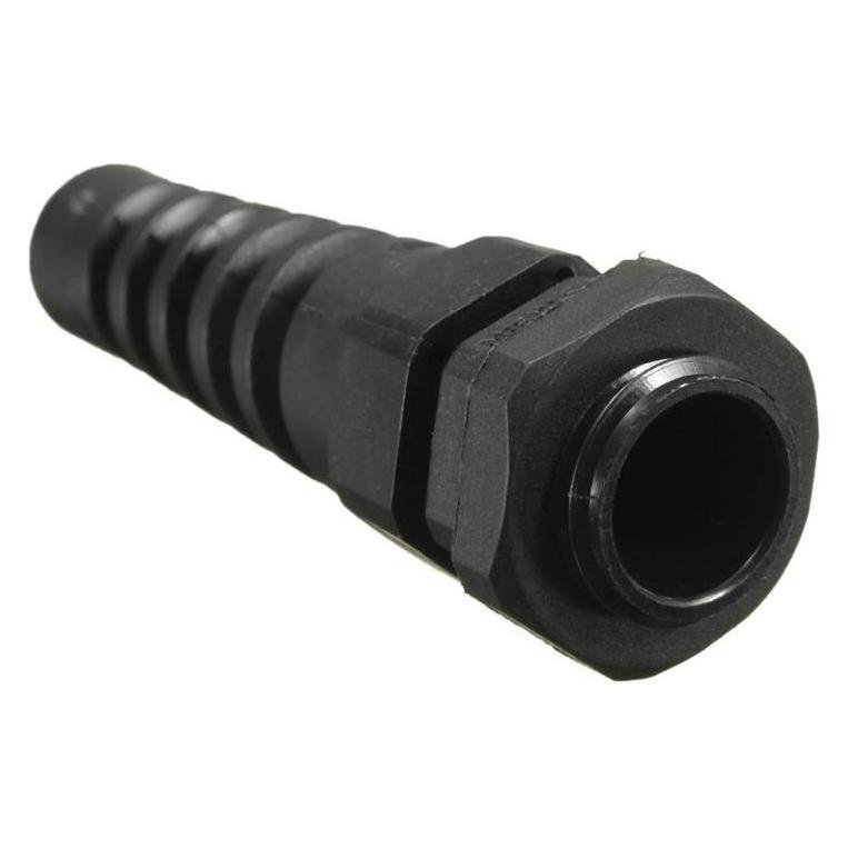 RS PRO M12 Kabelverschraubung, Nylon Schwarz, IP68 (8229631)