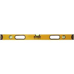 IRONSIDE 152227 Leichtmetall-Wasserwaage mit Rutschstopper 80 cm 0.05 mm/m