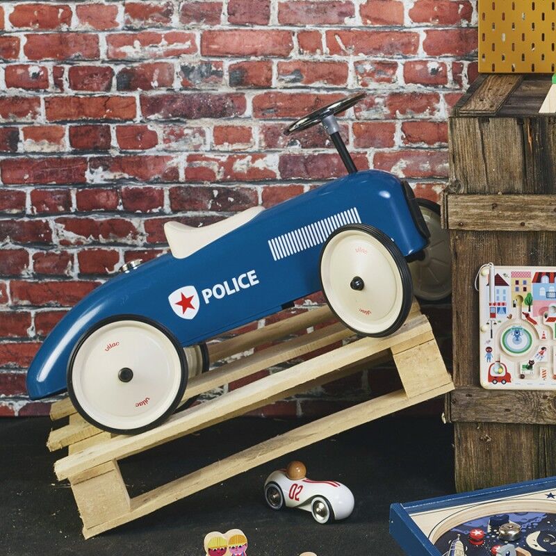 Porteur voiture vintage police - Vilac