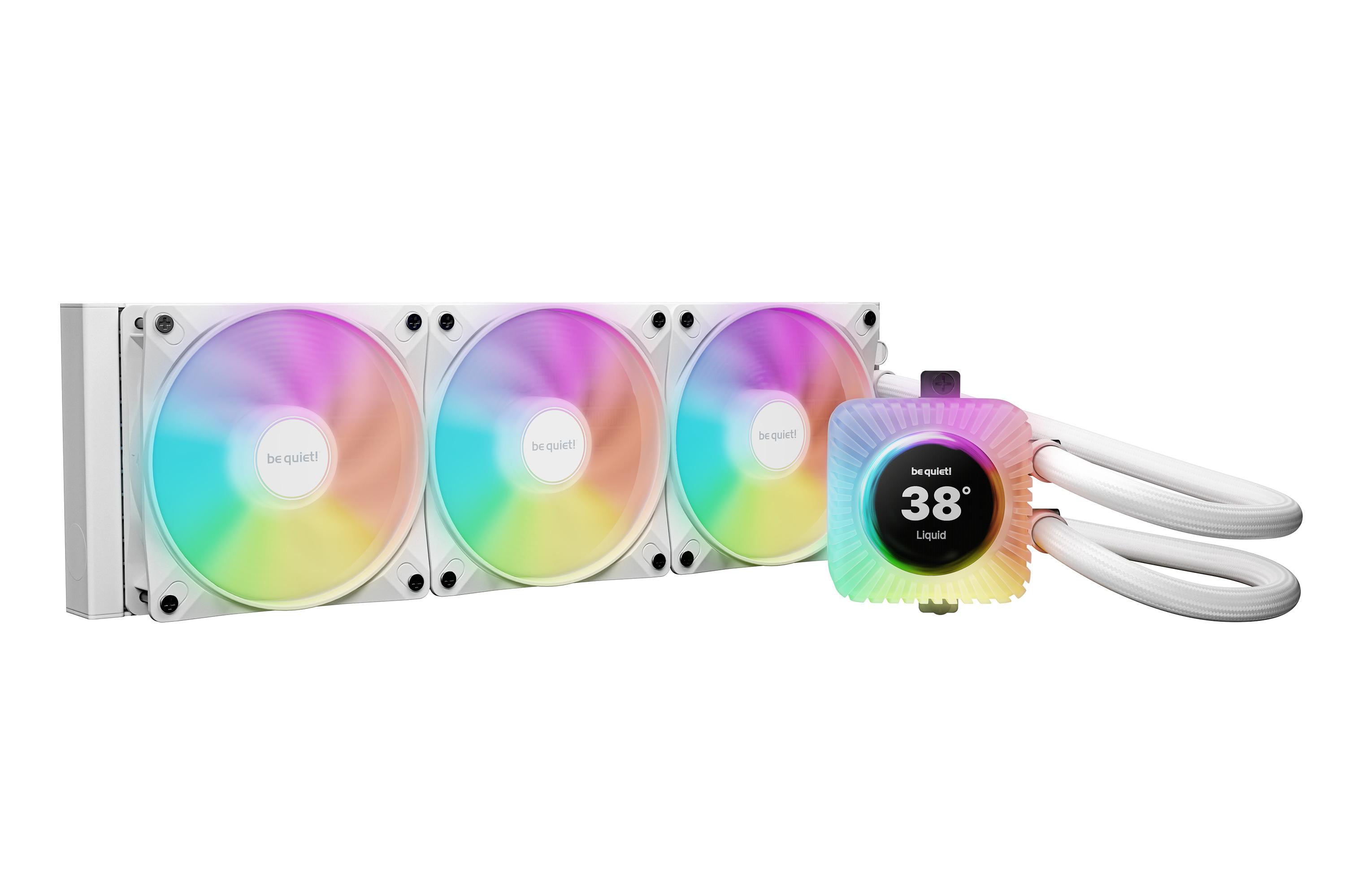 be quiet! Light LOOP IO LCD 360 mm White Wasserkühlung für Intel/AMD Prozessoren
