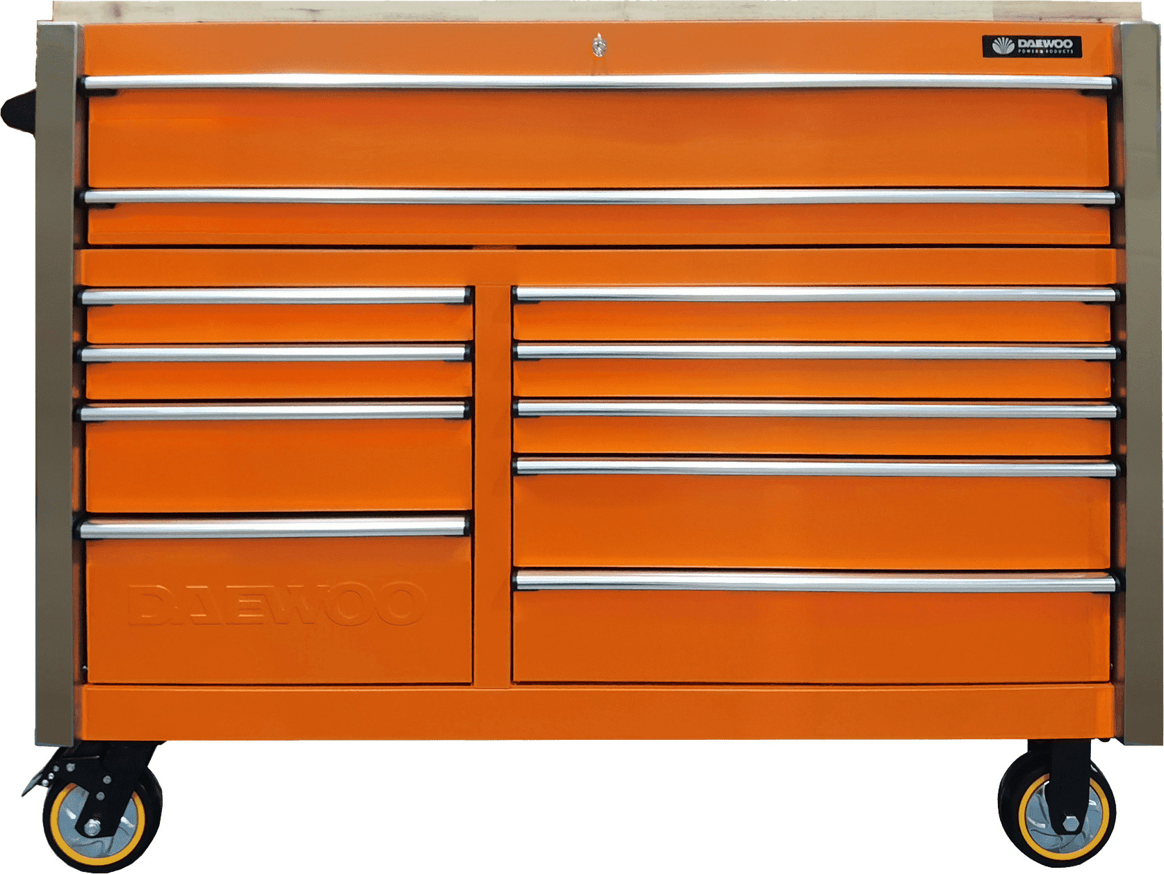DAEWOO XXXL Jumbo befüllt Werkstattwagen Werkzeugwagen +Maschinen