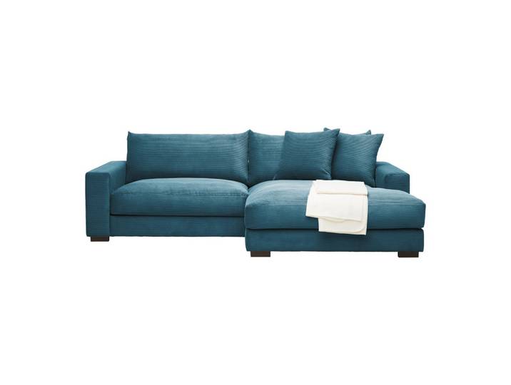 Ecksofa Pedro Cord Petrol