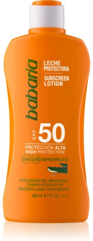 Babaria Sun Protective Water Resistant Sun Milk SPF 50 200 ml