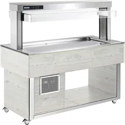 cookmax Büfett-Insel gekühlte Platte 1494 mm