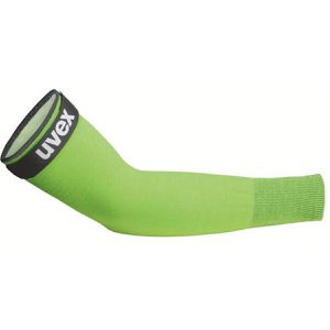 Uvex Armschutz Unterarmschutz C500 sleeve, grün, Schnittschutzlevel C, Bambus & HPPE-Fasern, 45 cm, Größe L