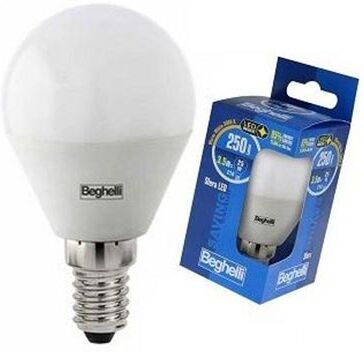 Beghelli 56963 Lampadina Mini Globo Led Smd 3,5w E14 250lm Bianco Naturale 4000k